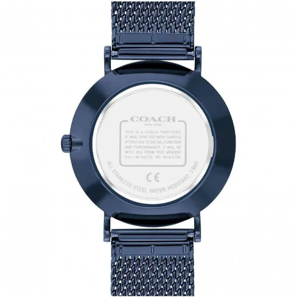 Coach Perry Blue Mesh Bracelet Blue Dial Quartz Watch for Ladies - 14503824
