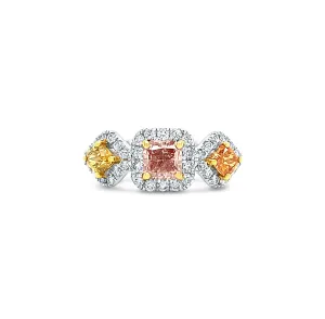 Coloured Diamond Ring