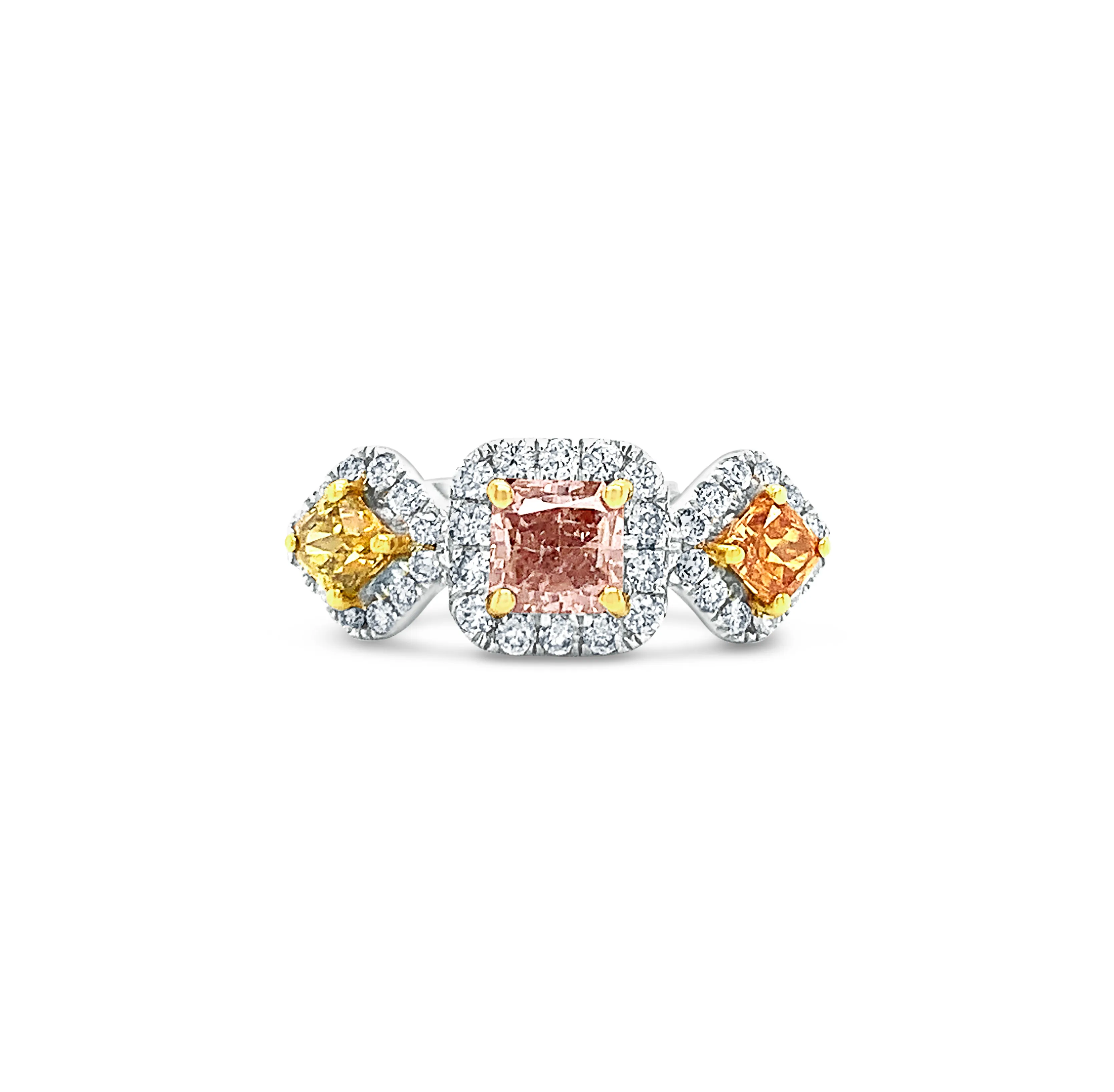 Coloured Diamond Ring