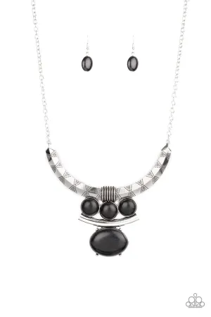 Commander in CHIEFETTE Black Paparazzi Necklace