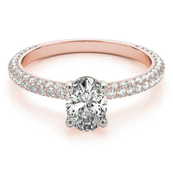 Corinthia Pavé Diamond Engagement Ring