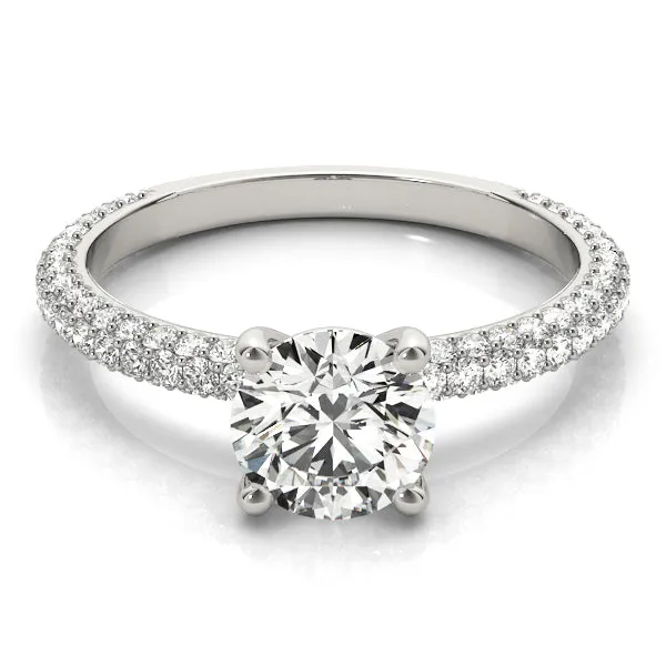 Corinthia Pavé Diamond Engagement Ring