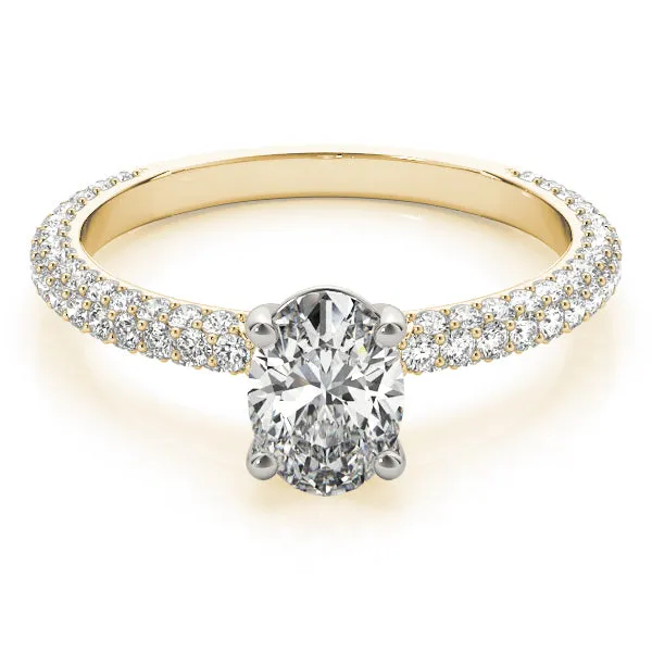 Corinthia Pavé Diamond Engagement Ring