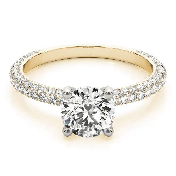 Corinthia Pavé Diamond Engagement Ring