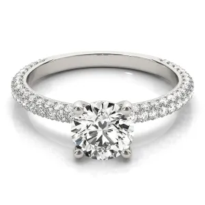 Corinthia Pavé Diamond Engagement Ring