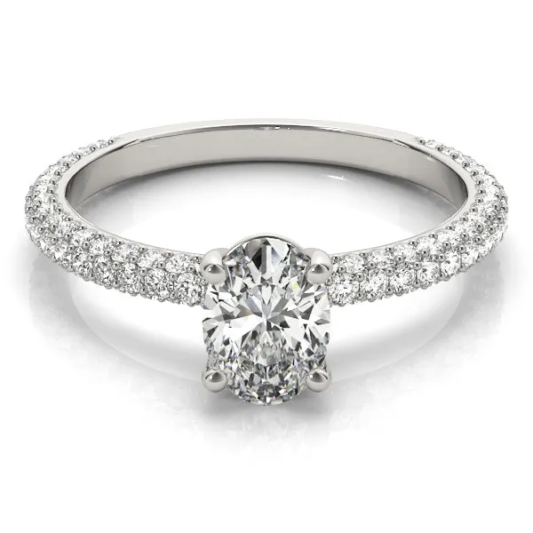 Corinthia Pavé Diamond Engagement Ring