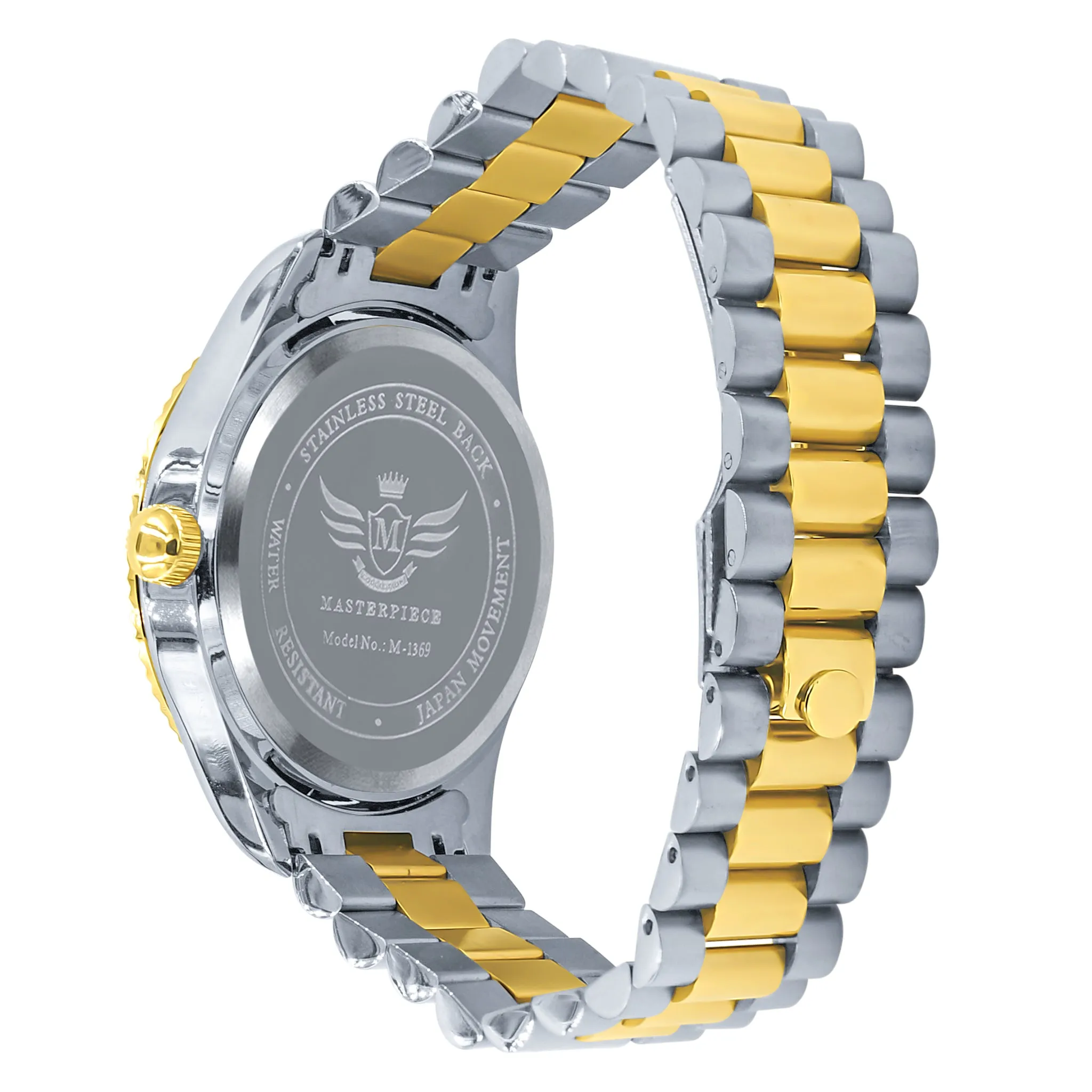 COSMIC STEEL AUTOMATIC CZ WATCH | 5628642