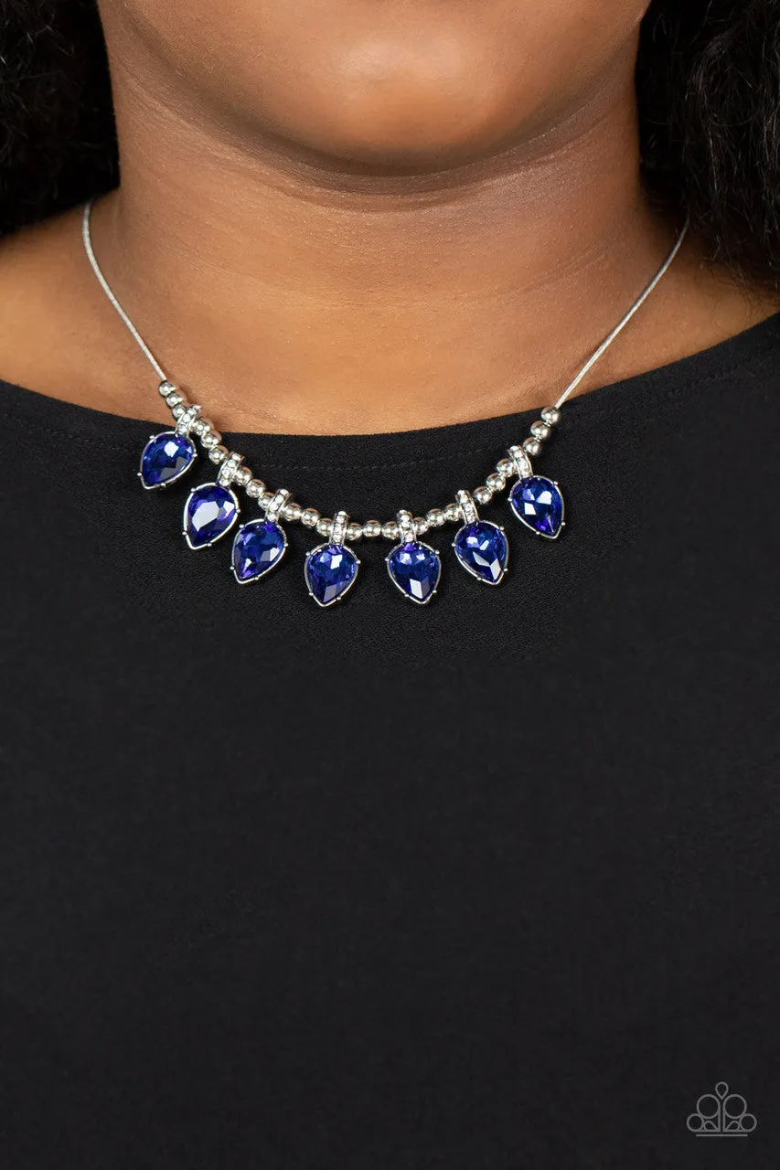 Crown Jewel Couture Blue Paparazzi Necklace