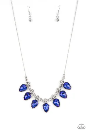 Crown Jewel Couture Blue Paparazzi Necklace