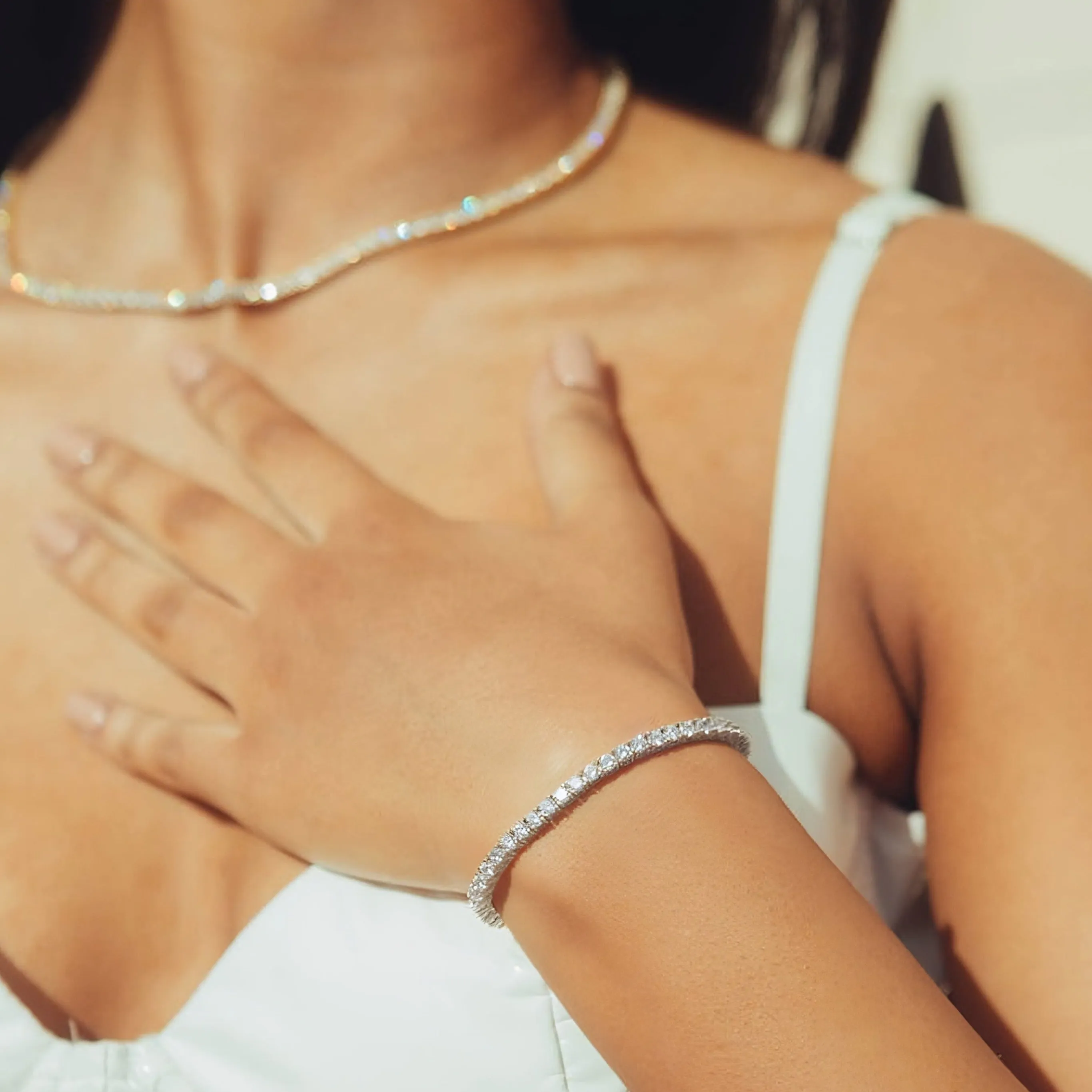 Crystal Tennis Bracelet