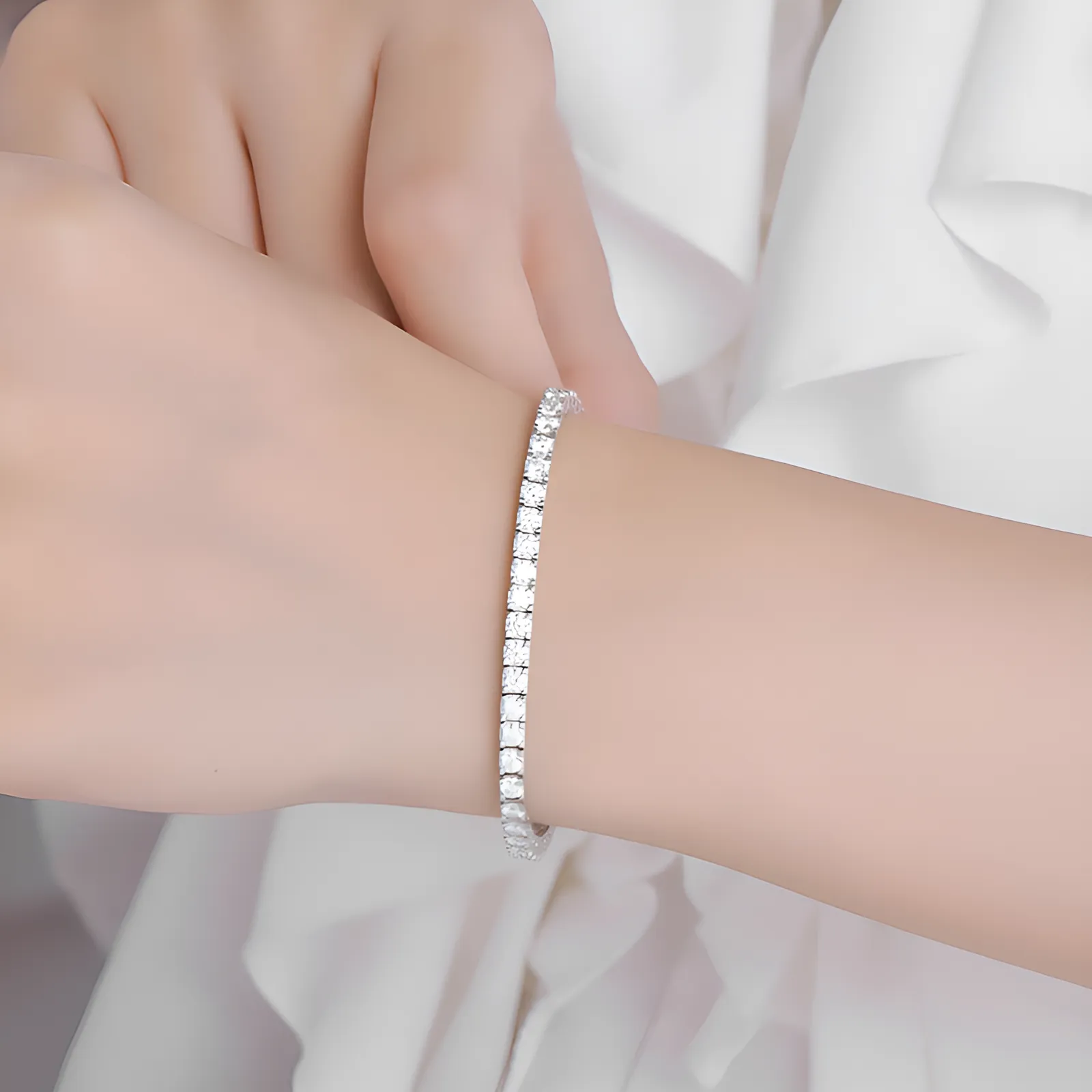 Crystal Tennis Bracelet