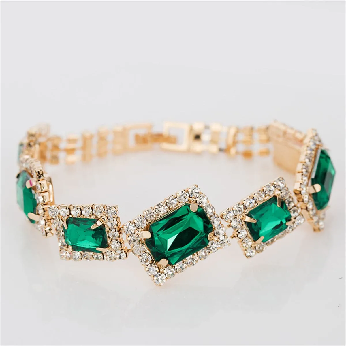 Cubic Zirconia & Crystal 18K Gold-Plated Moon & Stars Cuff Bracelet Set