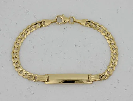 Curb Link Kids ID Bracelet