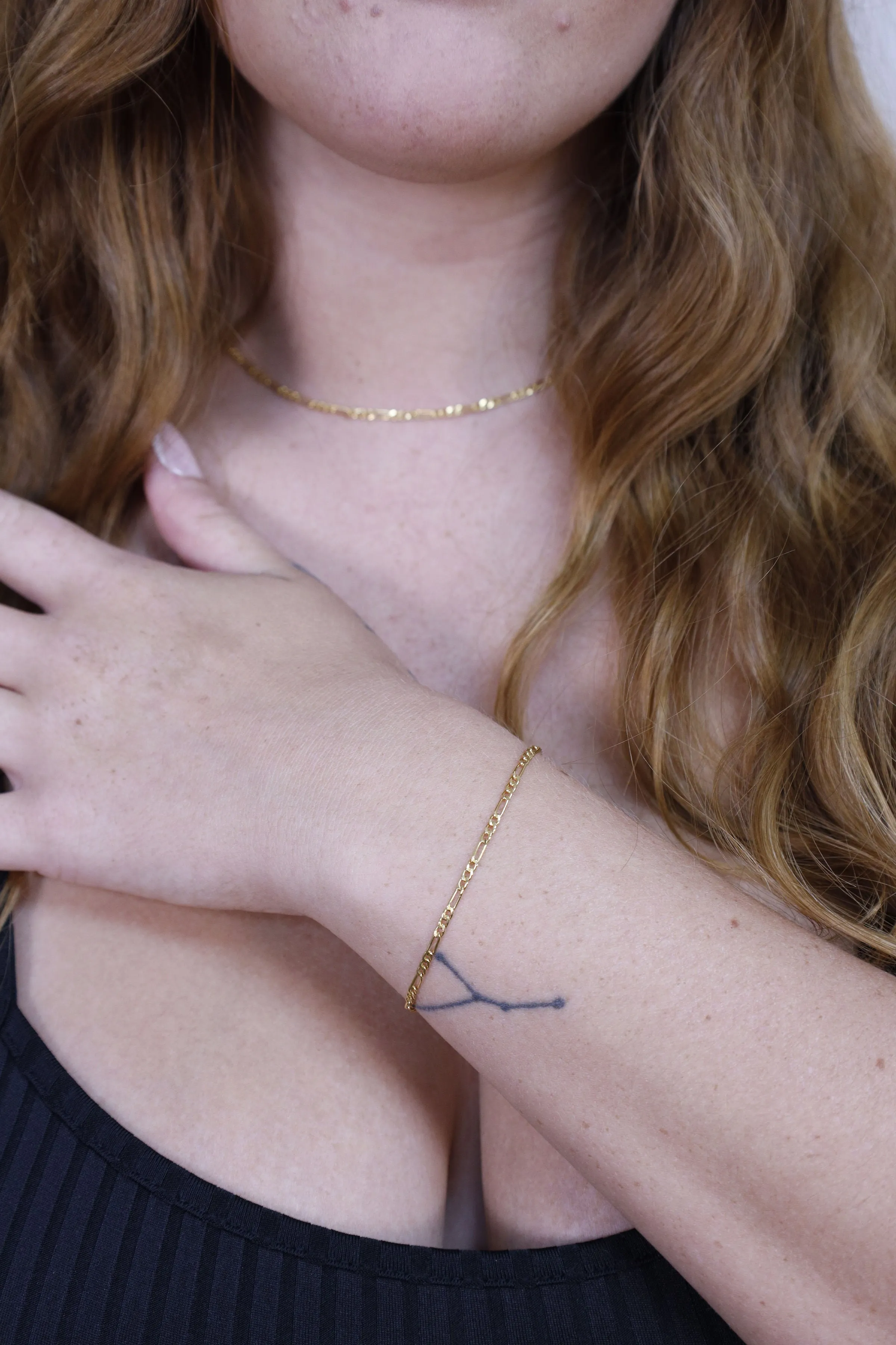 Dainty Figaro Chain Bracelet