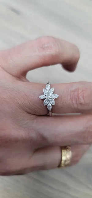 Daisy Engagement Ring