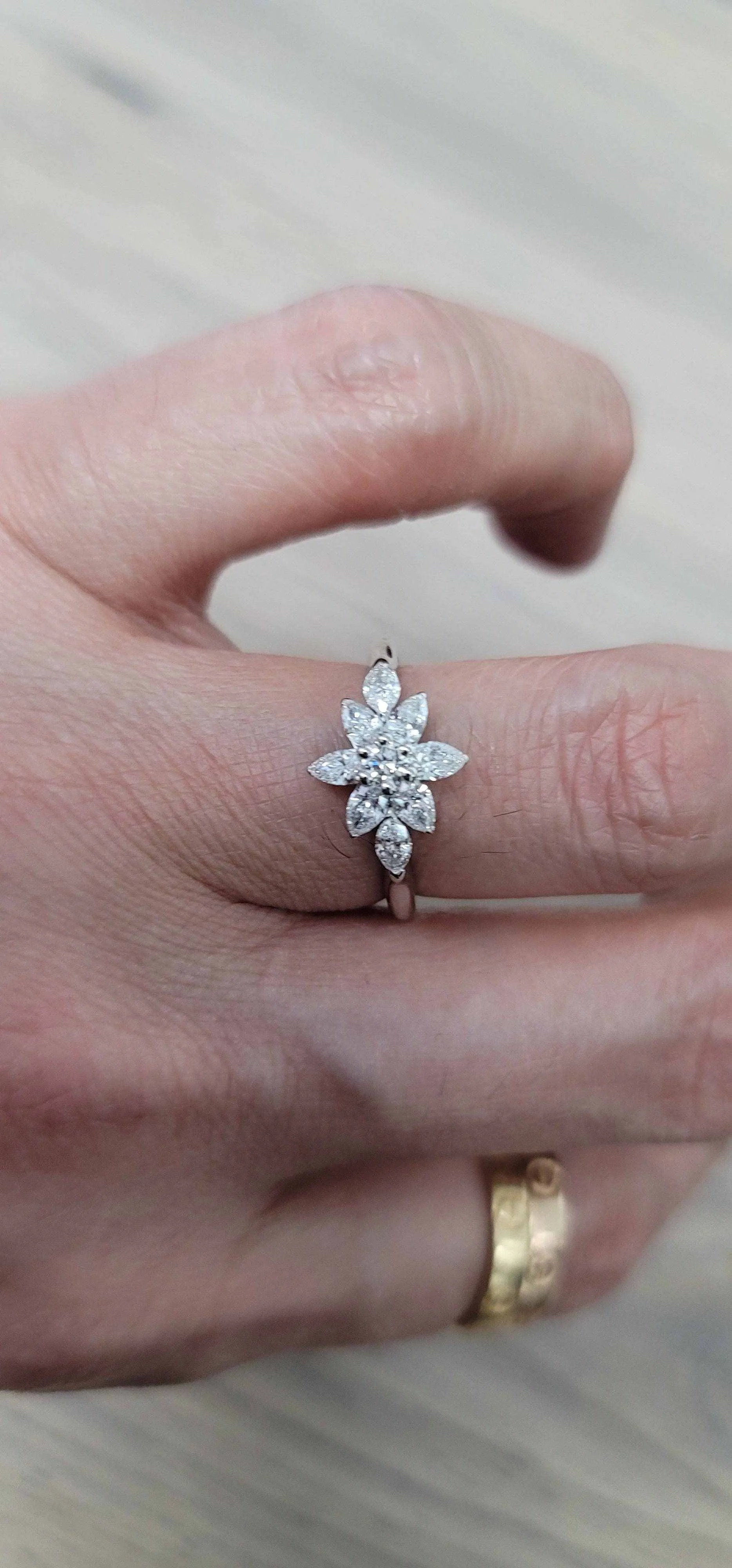 Daisy Engagement Ring