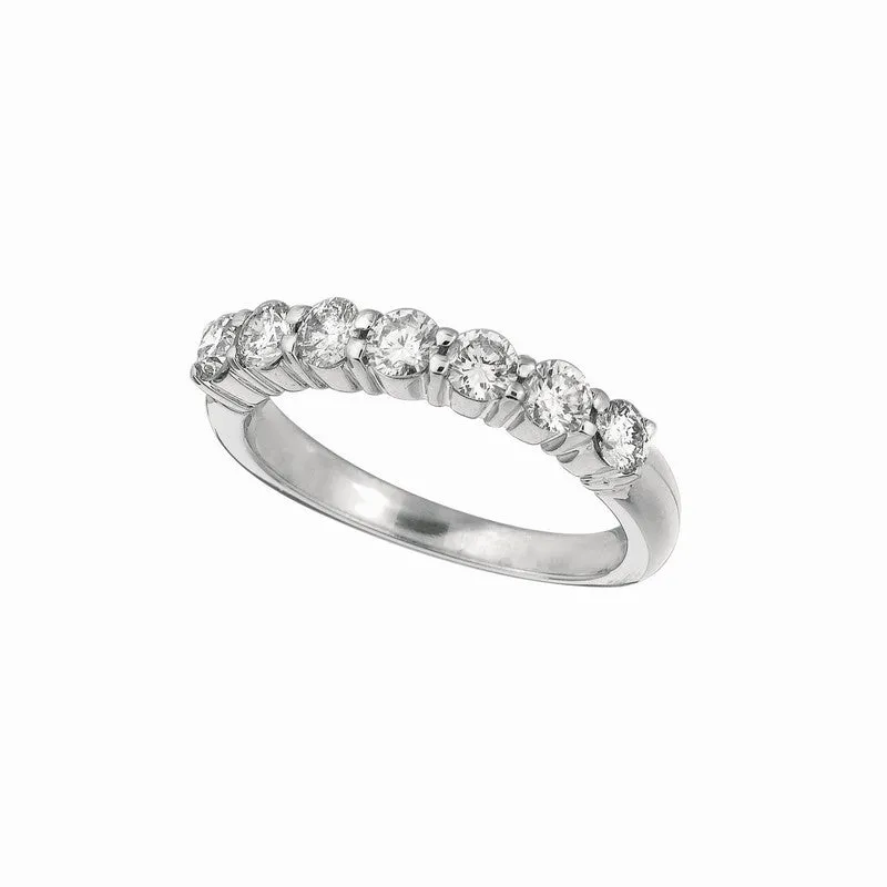 DIAMOND 7 STONES RING 14K GOLD (1 CTW)