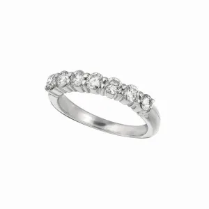 DIAMOND 7 STONES RING 14K GOLD (1 CTW)