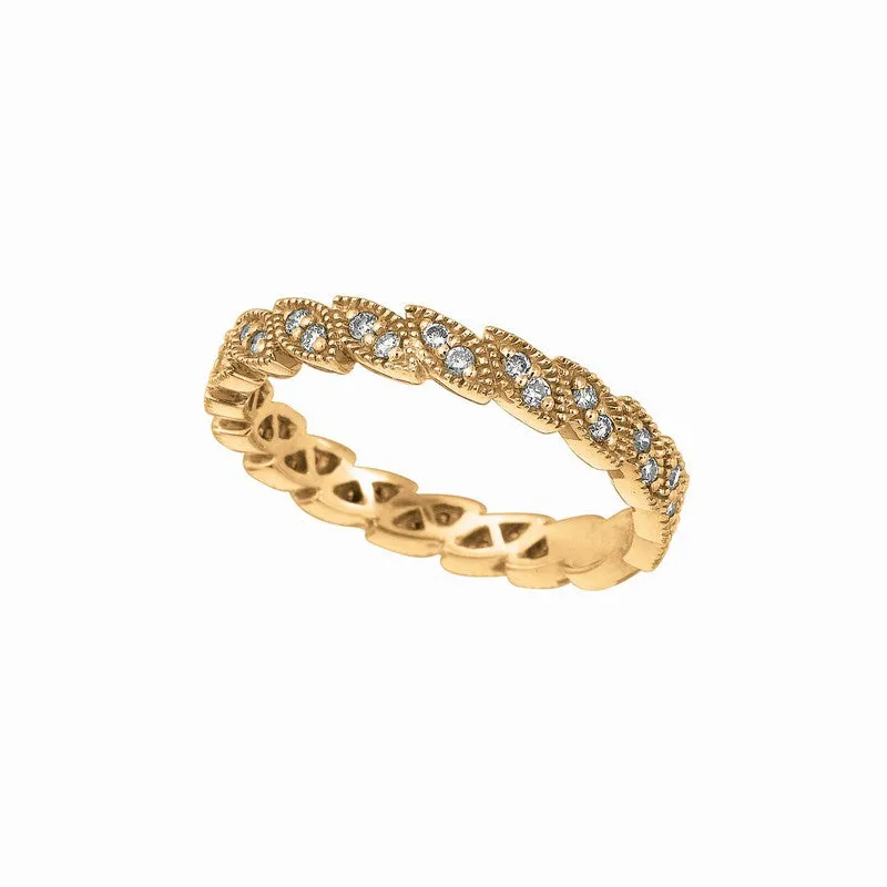 DIAMOND BAND 14K GOLD (0.34 CTW)
