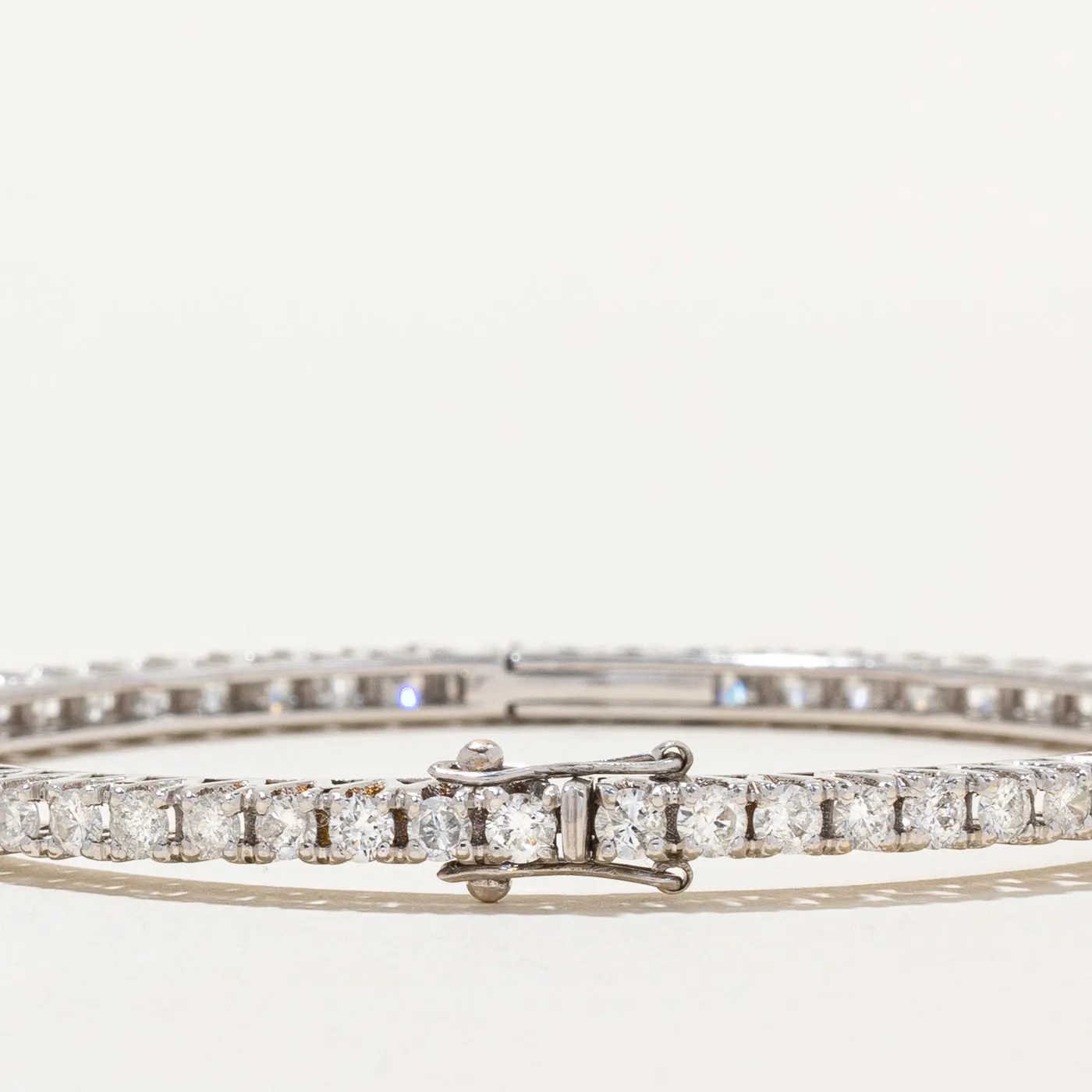 Diamond Bangle Bracelet | 5.60ctw I1/I2 G/H | 8" |