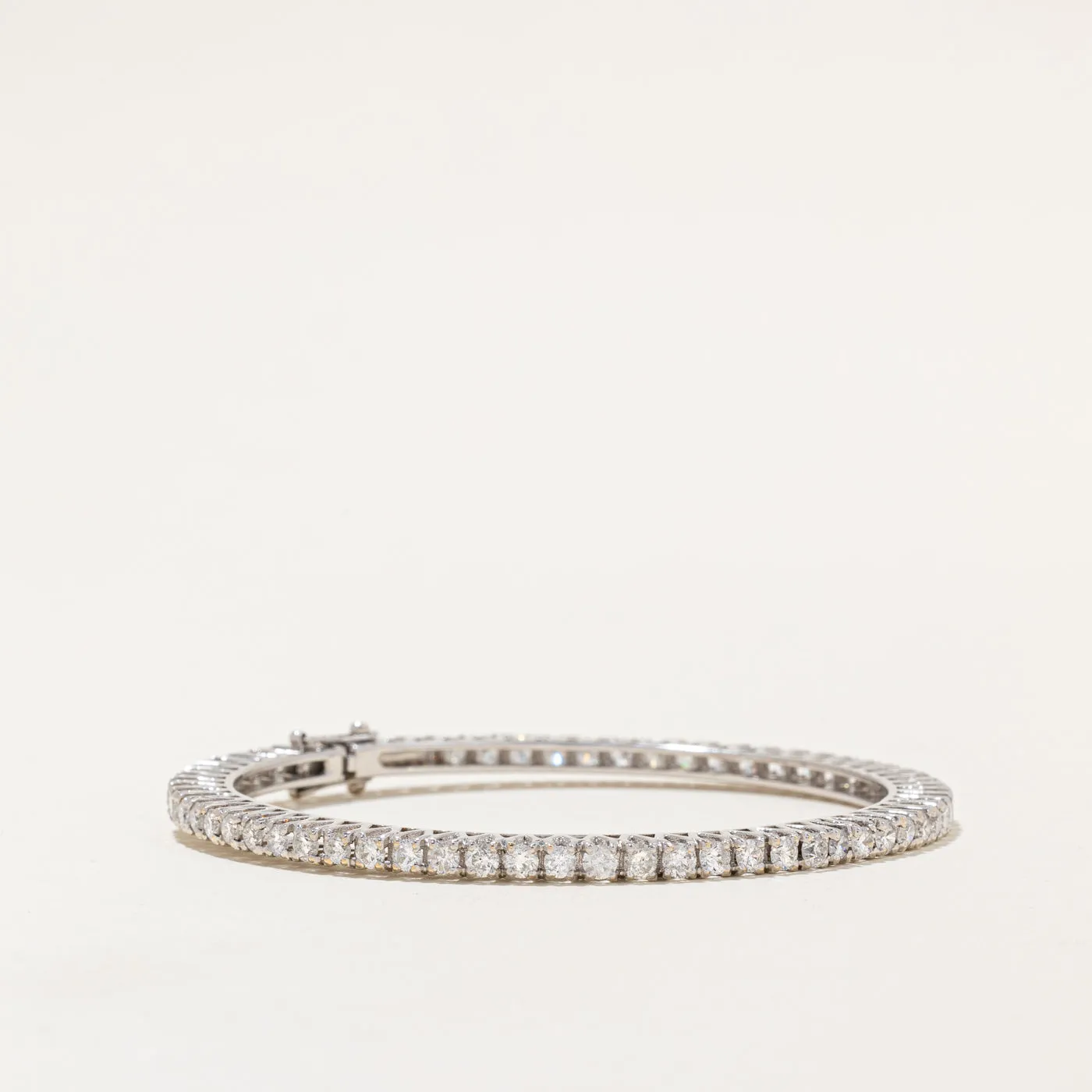 Diamond Bangle Bracelet | 5.60ctw I1/I2 G/H | 8" |