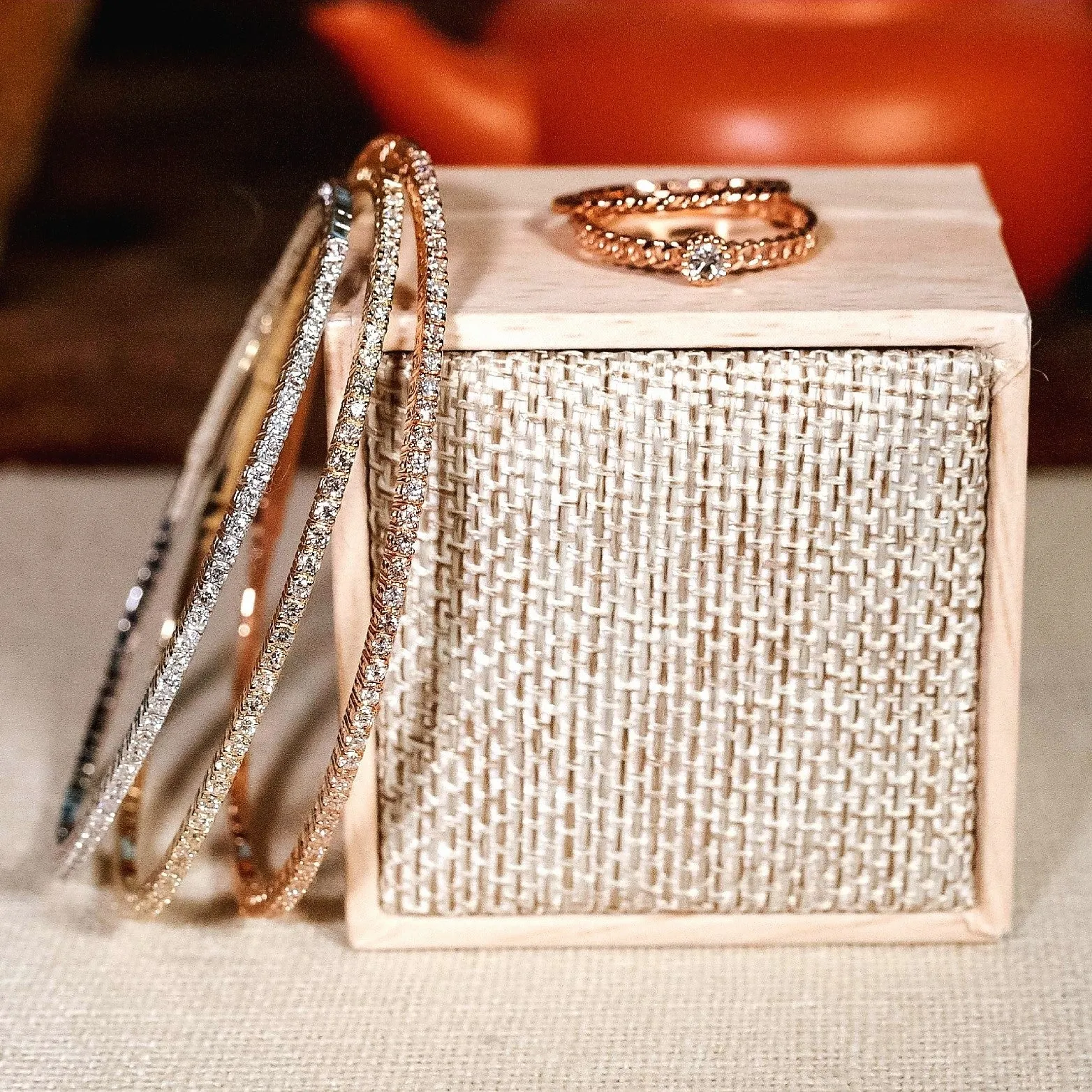 Diamond Bangle Bracelet