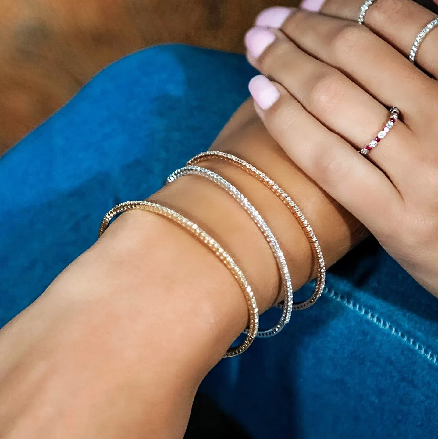Diamond Bangle Bracelet