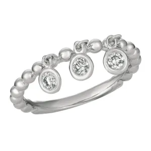DIAMOND BEZEL SET RING 14K GOLD (0.25 CTW) 6