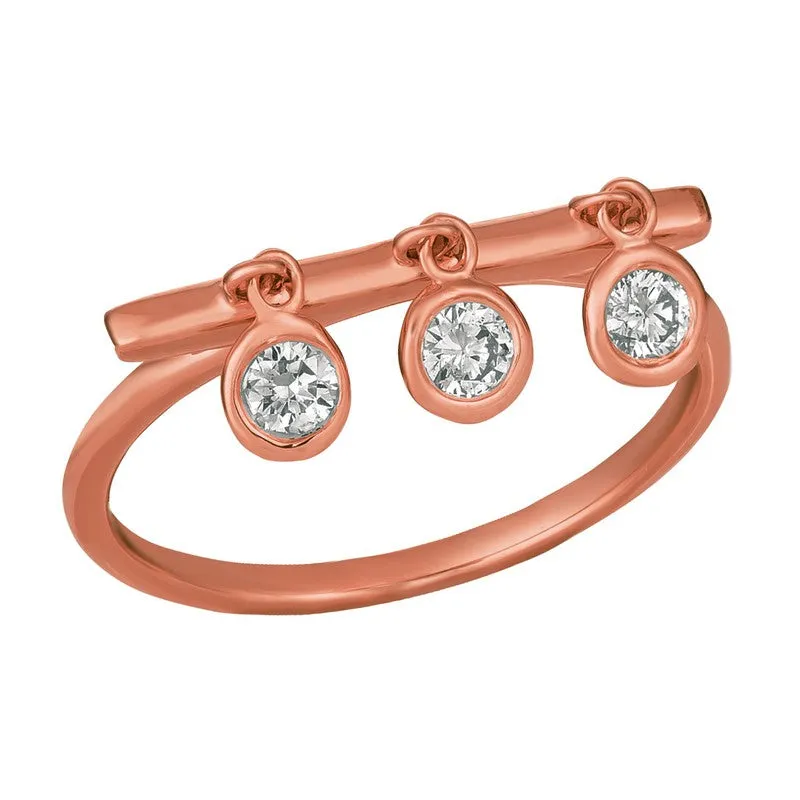 DIAMOND BEZEL SET RING 14K GOLD (0.5 CTW) 5