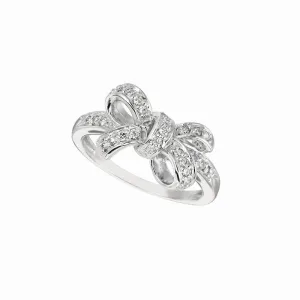 DIAMOND BOW RING 14K GOLD (0.26 CTW)