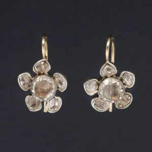 Diamond Earrings | Diamond Flower Earrings