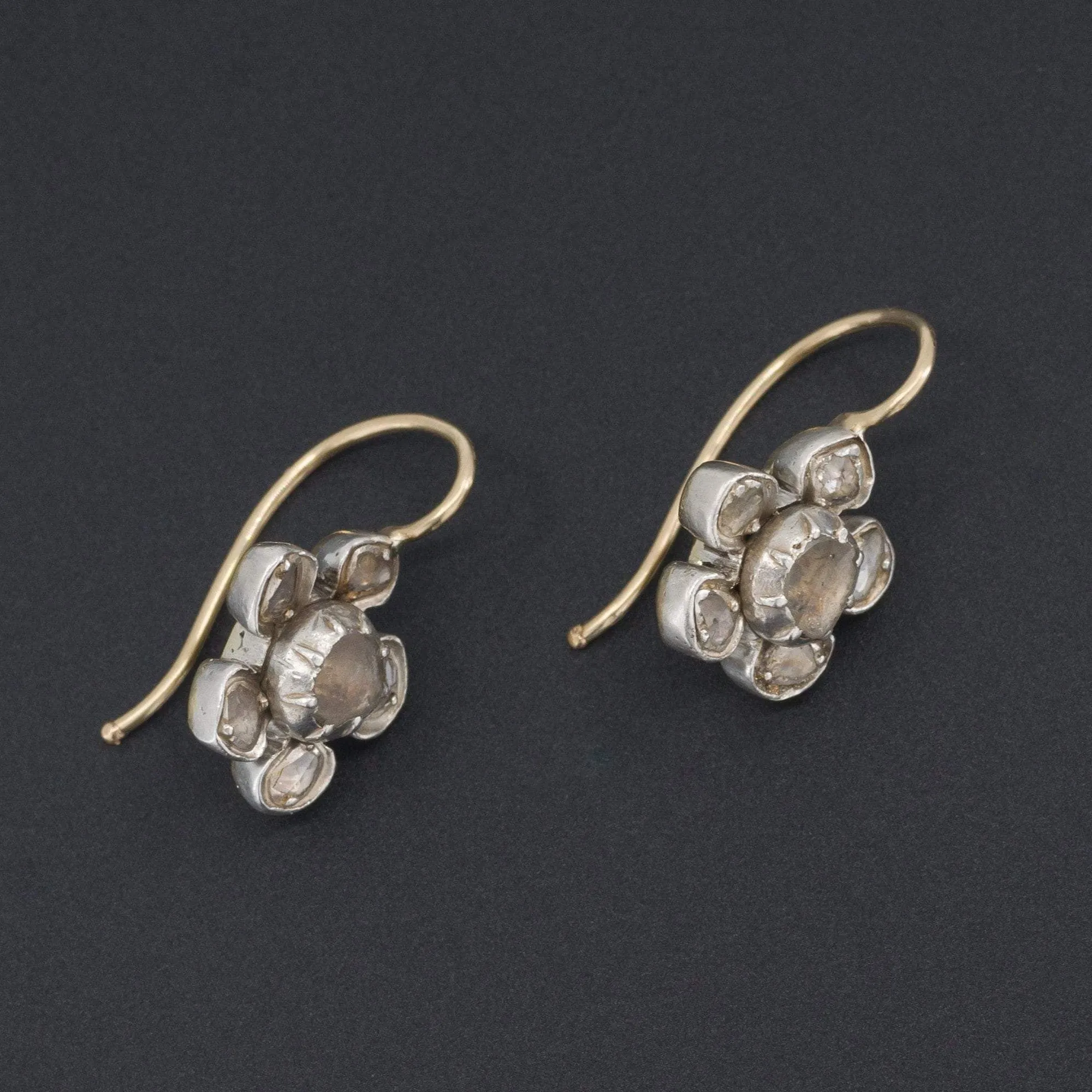 Diamond Earrings | Diamond Flower Earrings