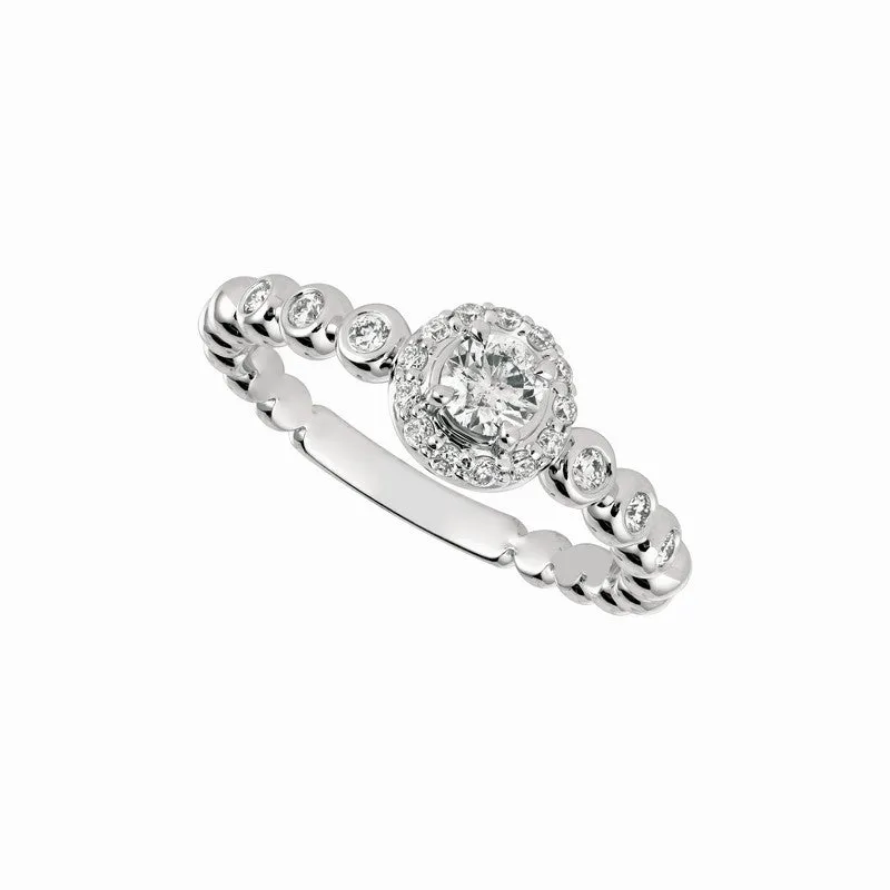 DIAMOND ENGAGEMENT RING 14K GOLD (0.5 CTW) 1