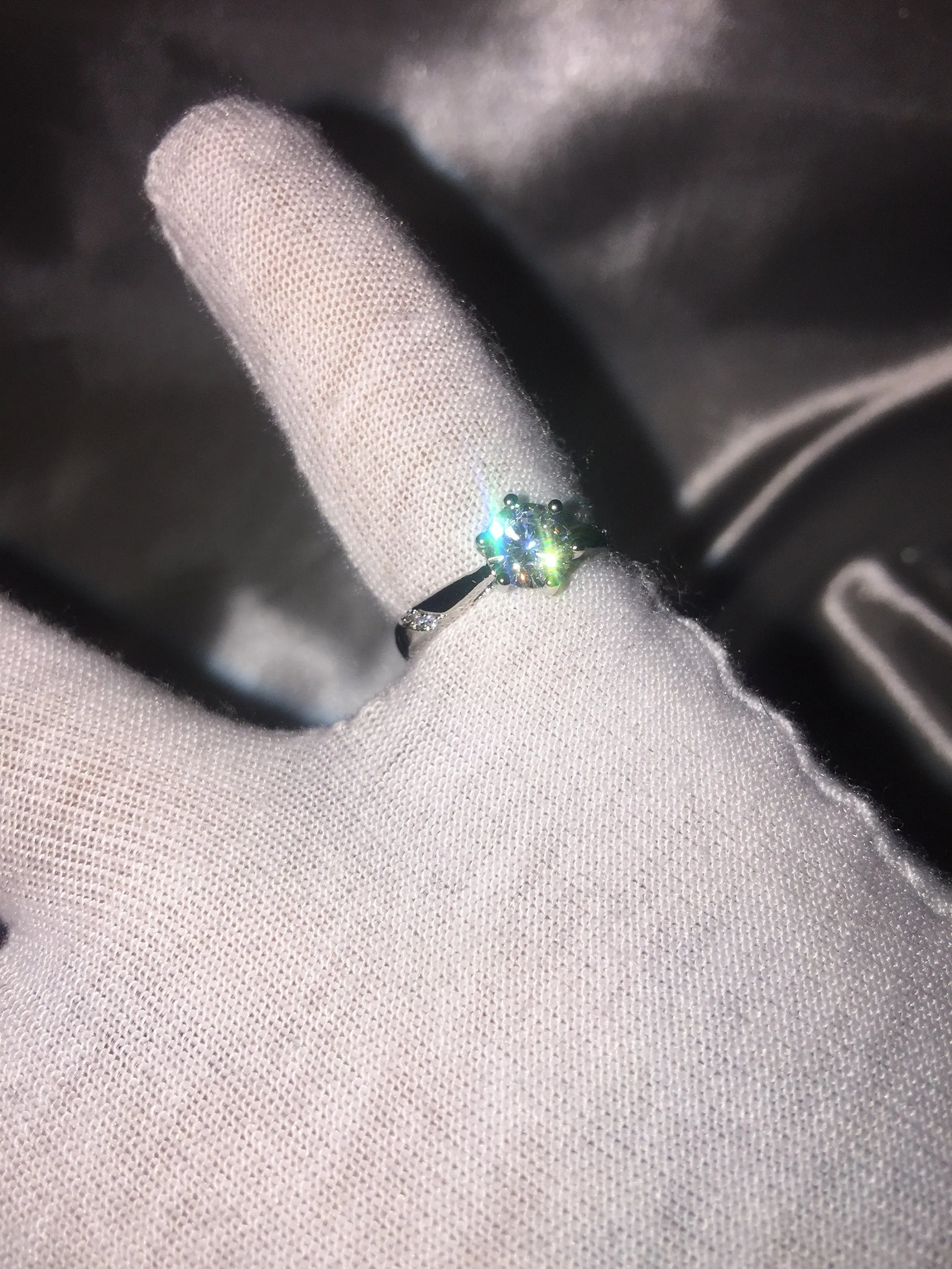 Diamond Engagement Ring | Adjustable Wedding Ring | Resizable Ring | Ring For fiancé | Valentines Gift for Girlfriend