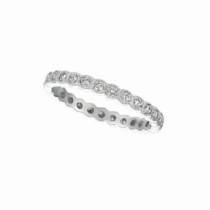 DIAMOND ETERNITY RING 14K GOLD (0.65 CTW)
