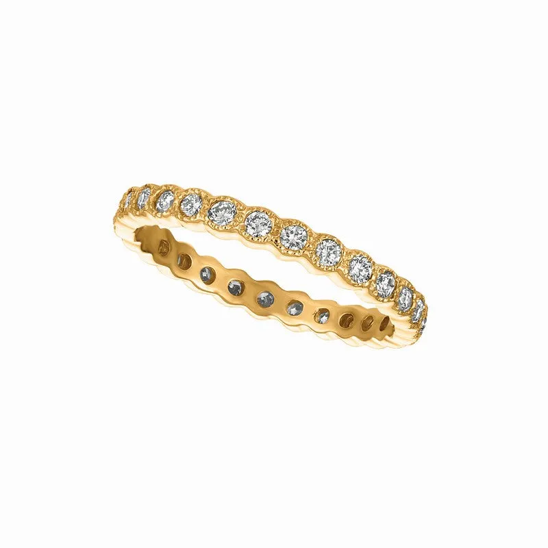 DIAMOND ETERNITY RING 14K GOLD (0.65 CTW)