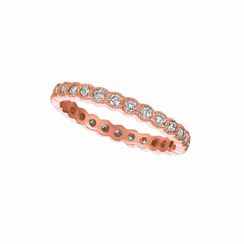 DIAMOND ETERNITY RING 14K GOLD (0.65 CTW)