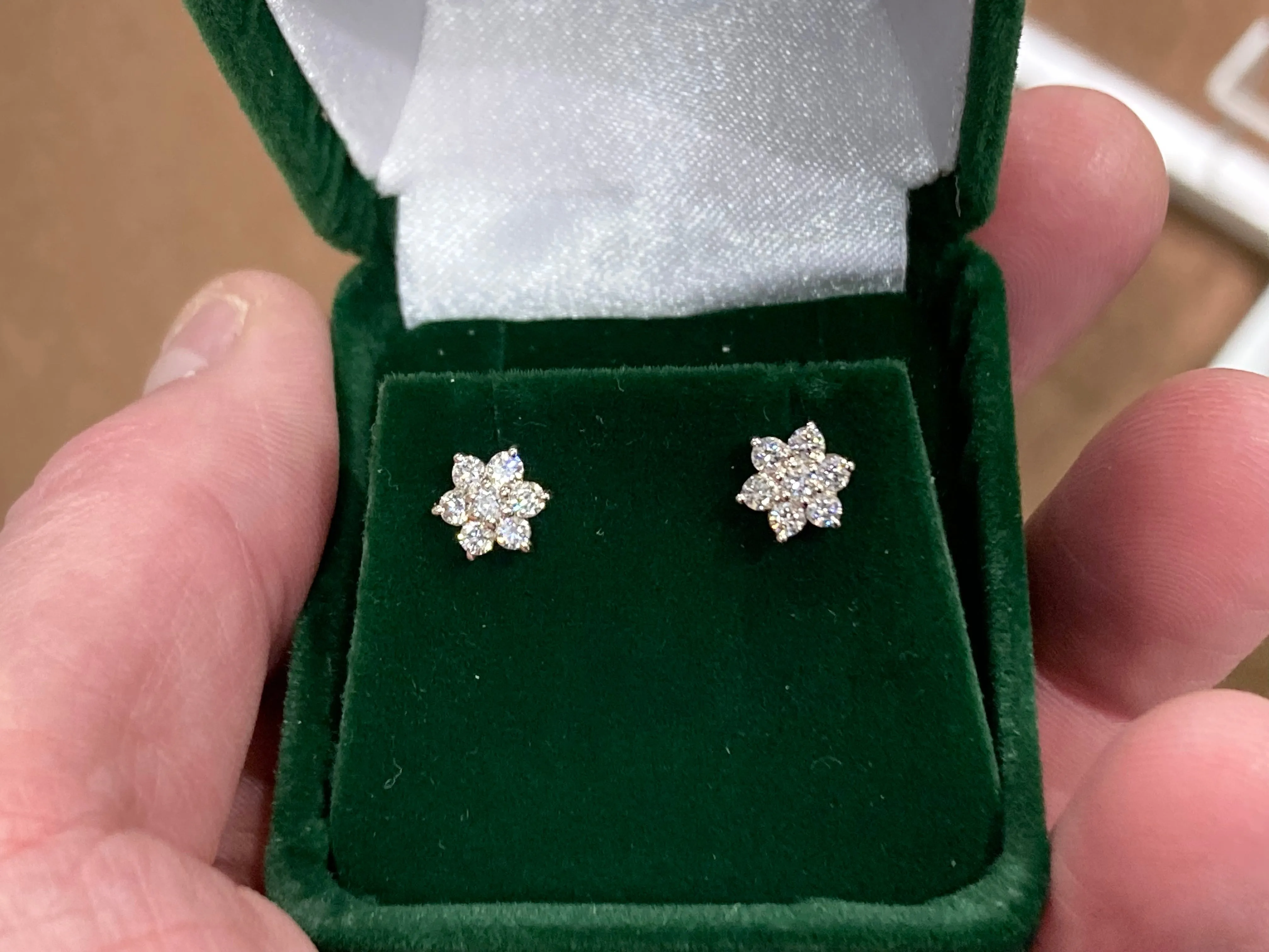 Diamond Gold Earrings