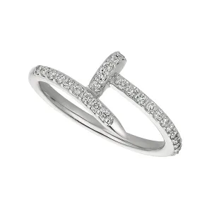 DIAMOND NAIL RING 14K GOLD (0.3 CTW)