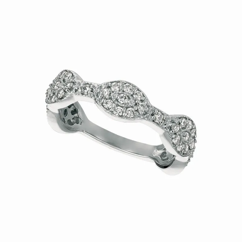 DIAMOND OVAL RING 14K GOLD (0.51 CTW)