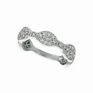 DIAMOND OVAL RING 14K GOLD (0.51 CTW)