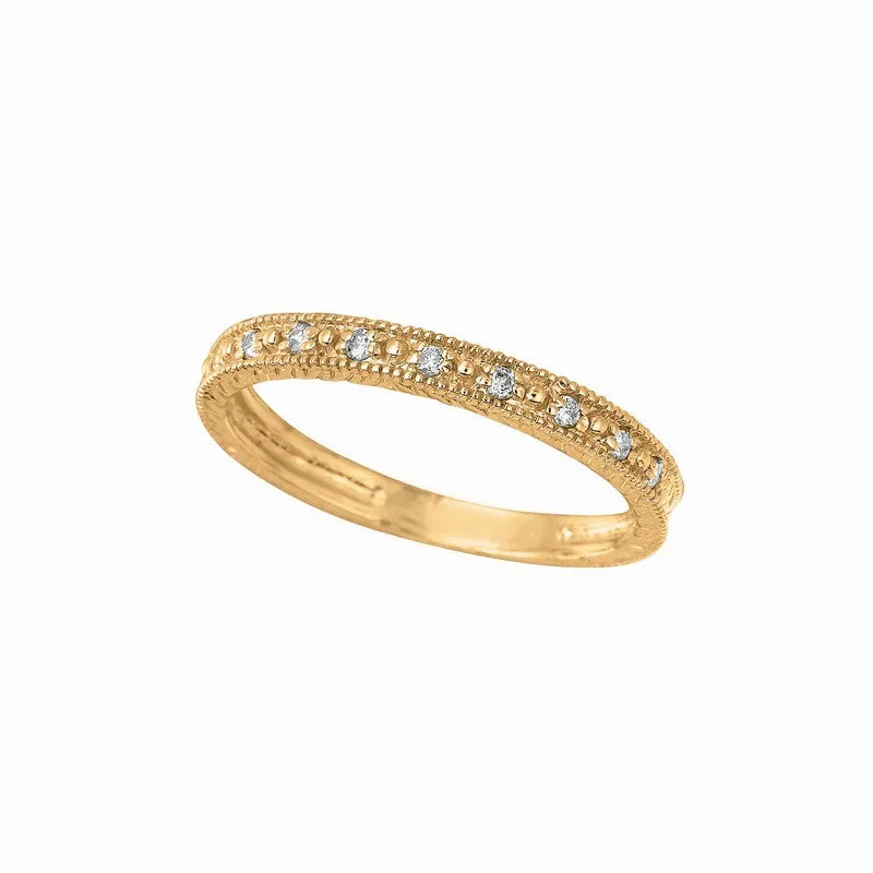 DIAMOND RING 14K GOLD (0.1 CTW) 1
