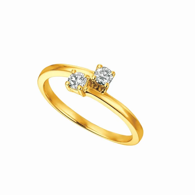 DIAMOND RING 14K GOLD (0.25 CTW) 13