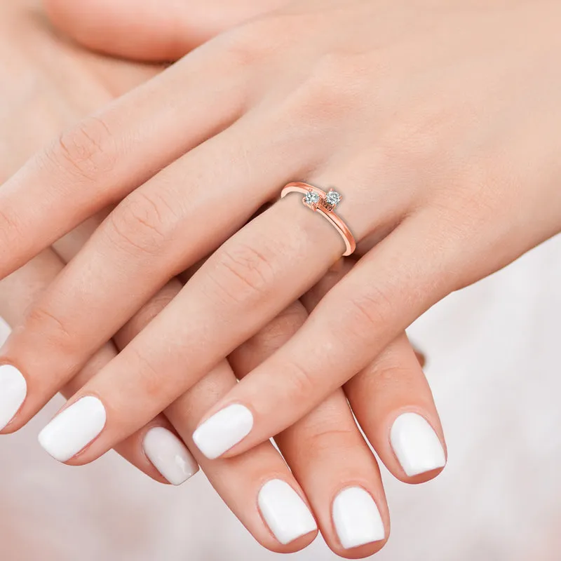 DIAMOND RING 14K GOLD (0.25 CTW) 13