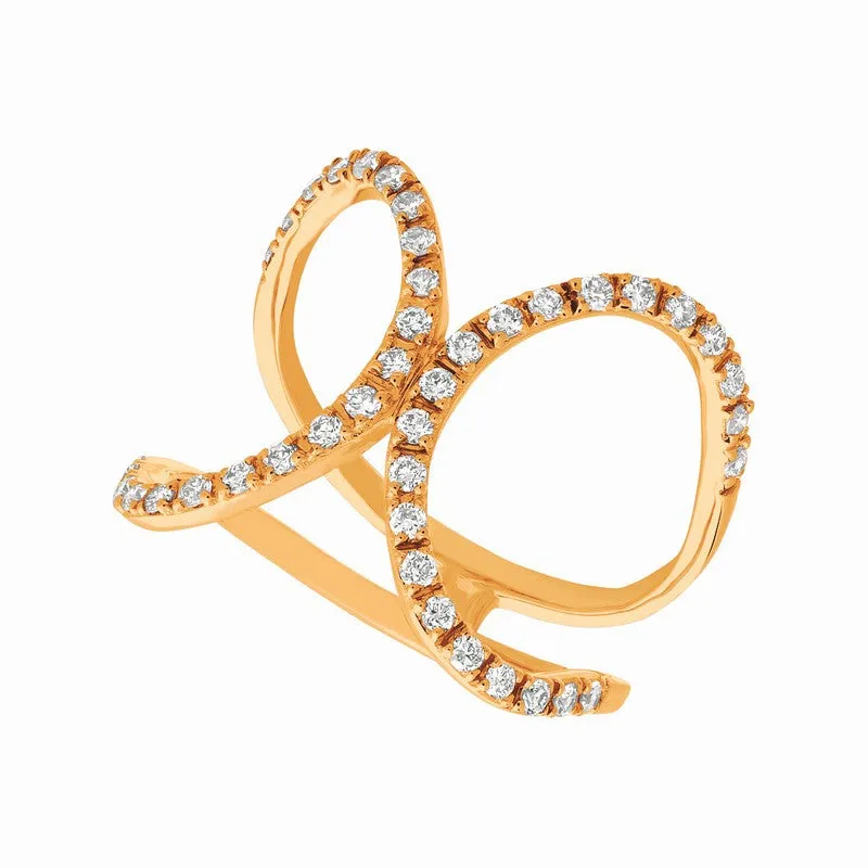 DIAMOND RING 14K GOLD (0.42 CTW) 2