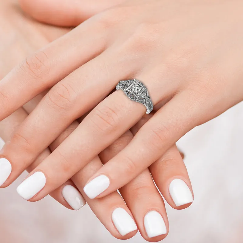 DIAMOND RING 14K GOLD (0.44 CTW)