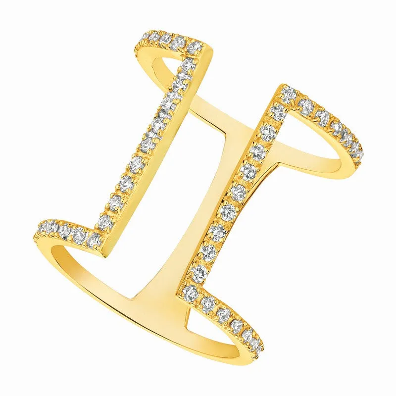 DIAMOND RING 14K GOLD (0.55 CTW) 1