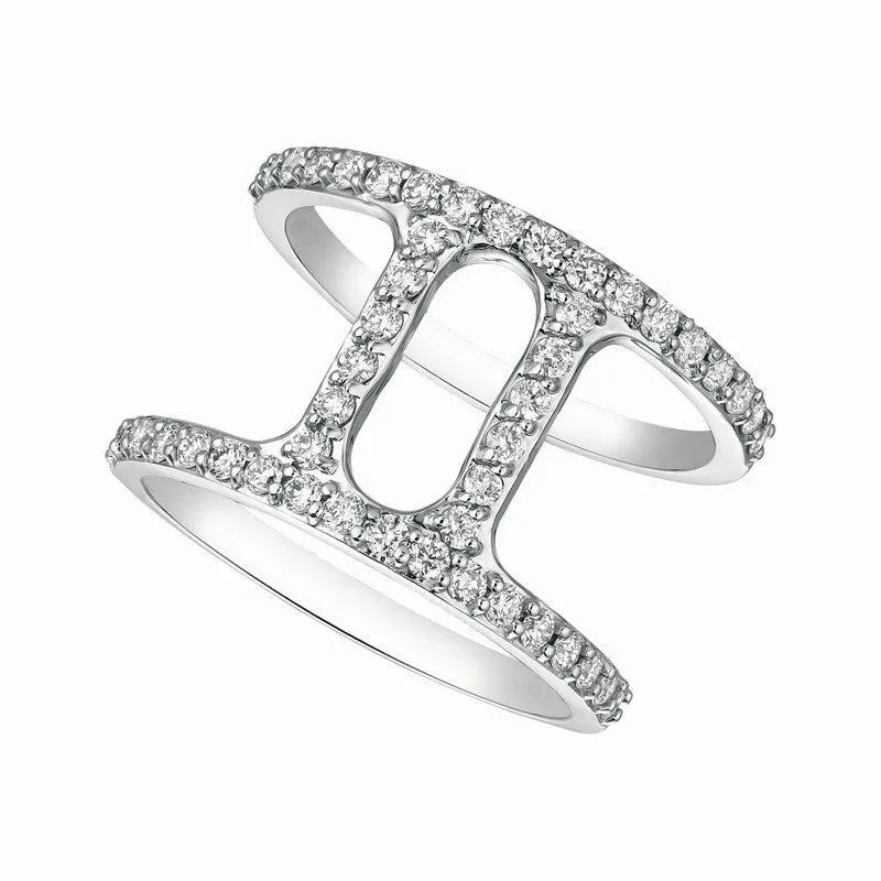 DIAMOND RING 14K GOLD (0.74 CTW)