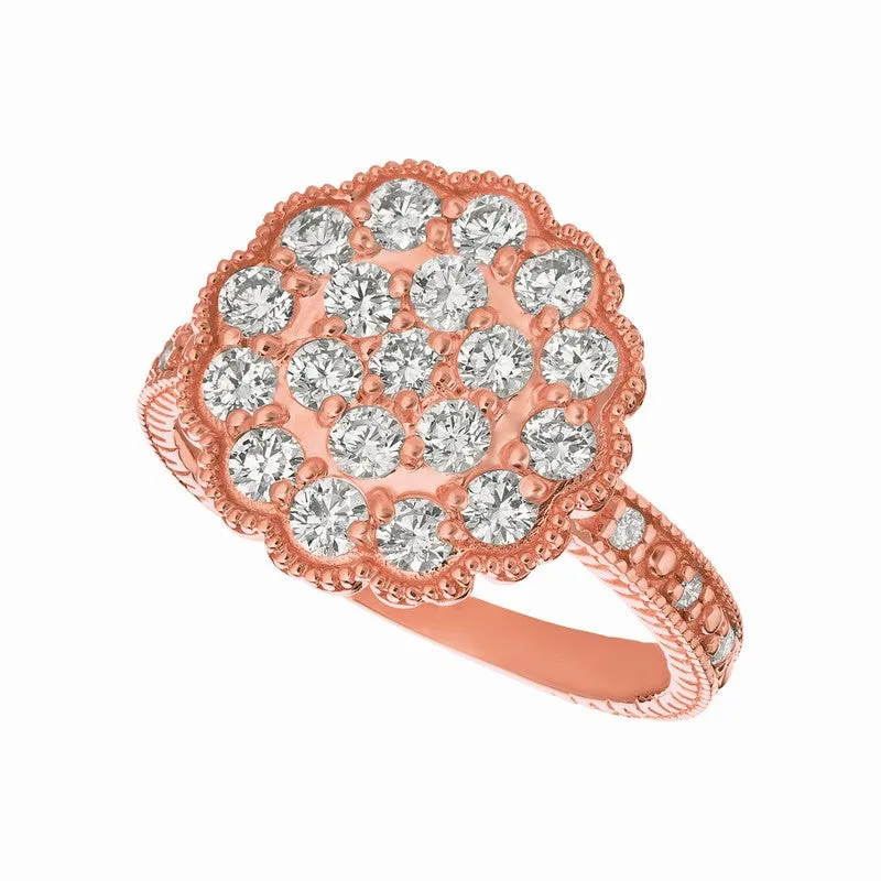 DIAMOND RING 14K GOLD (1 CTW) 4