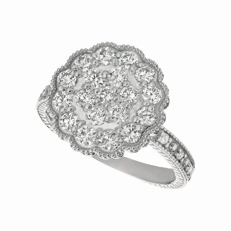 DIAMOND RING 14K GOLD (1 CTW) 4